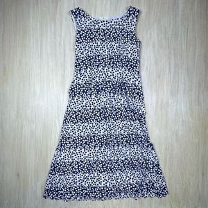 Boden Rosamund Floral Sleeveless Posy Stripe Jersey Midi Dress Size 8